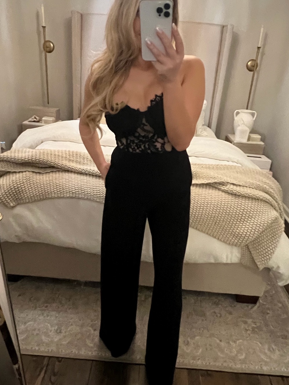 Abercrombie & Fitch Black High Rise Ultra Wide Leg Dress Pants